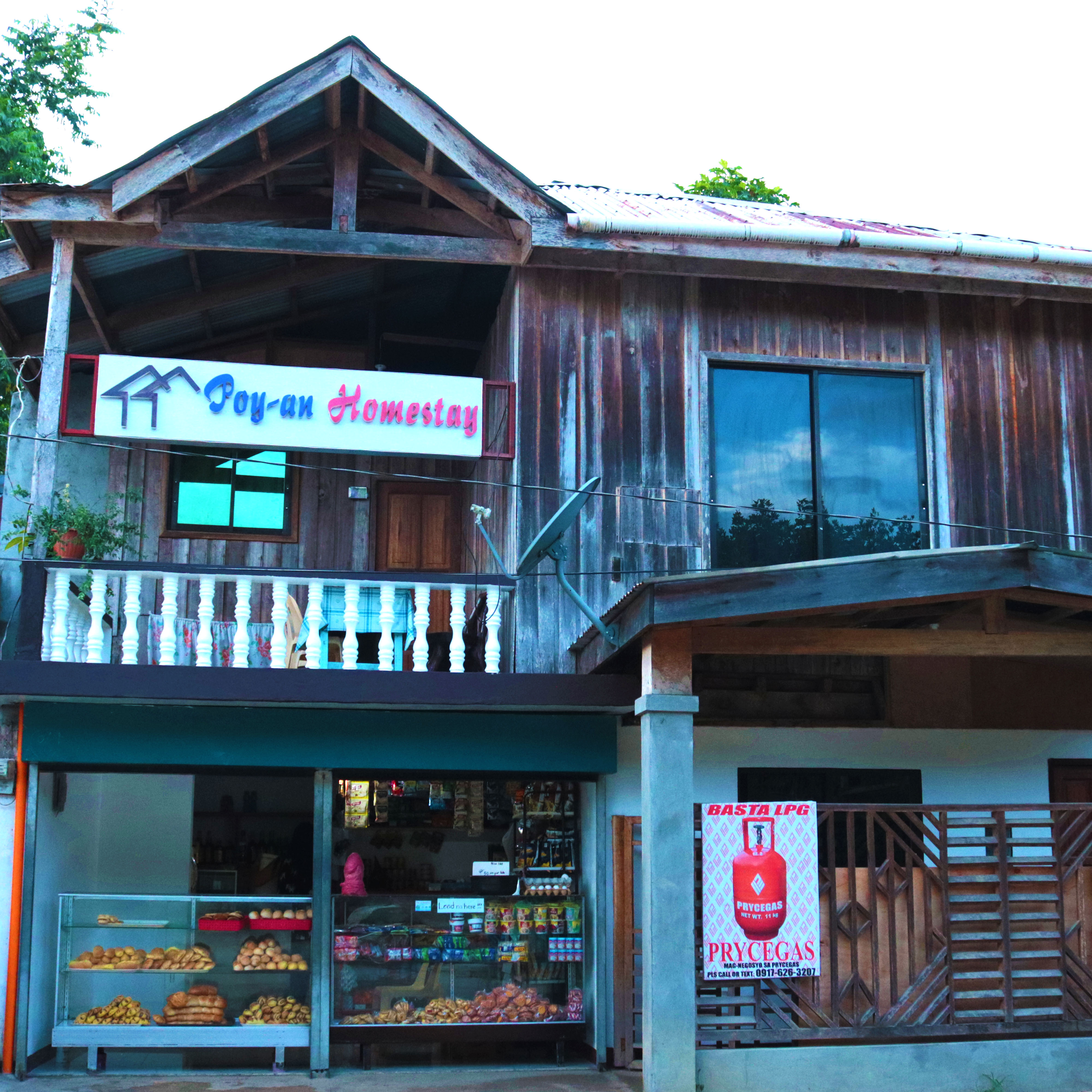 <b class="font-bara"><i class="bi bi-geo-fill h4"></i> POY-AN HOMESTAY</b> <br/>Located at Brgy. Britania, San Agustin, Surigao del Sur.